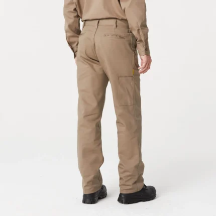 Pantalón de Trabajo Pampero de Gabardina Liso Beige - Imagen 3