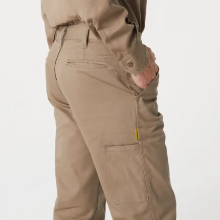 Pantalón de Trabajo Pampero de Gabardina Liso Beige - Imagen 4