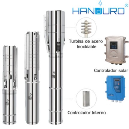 Bomba solar Handuro HD-4SSC6.5-101-110-1100 de 1100W