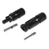 Conector MC4 solar macho y hembra para panel fotovoltaico