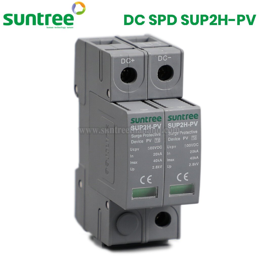 Descargador de sobretensión solar Suntree SUP2-PV500-2P